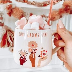 Threshold Ceramic Coffee Mug Love Grows Here